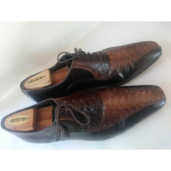 Mezlan genuine ostrich men dress shoes made in Spain size 11.5 M main image 7
